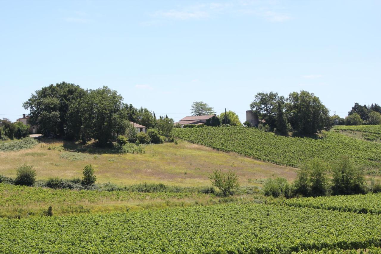 Bed and Breakfast Les Charmes De Vincent - Le Loft Cabernet Fronsac  Exterior foto